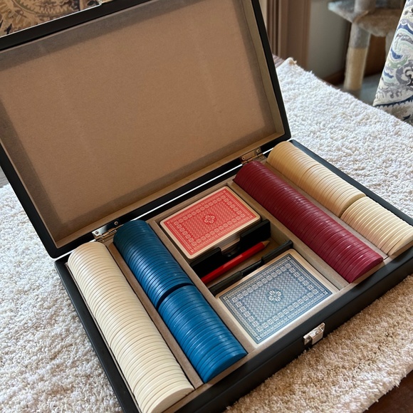 Things Remembered Travel Poker Set, NEW - Picture 3 of 7